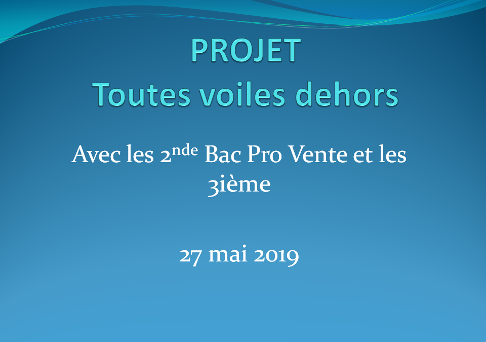 Projet Toutes Voiles Dehors