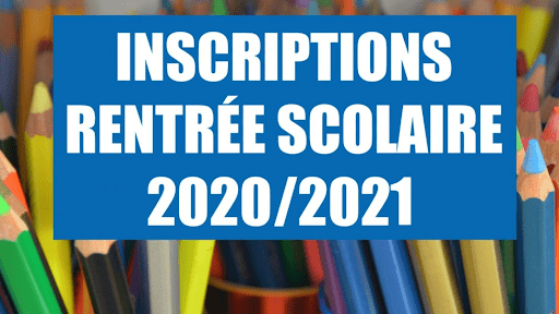 Inscriptions 2020 / 2021