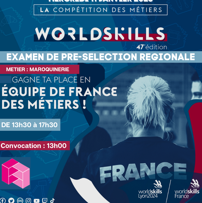 CUIR Maroquinerie Worldskills (Olympiades des Métiers)