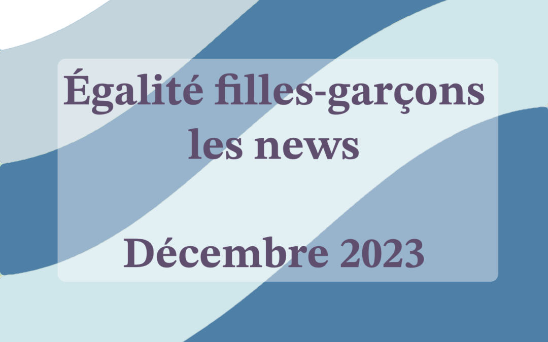 Égalité Filles-Garçons : lettre de décembre 2023