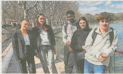 Article du Courrier de l’Ouest sur les programmes ERASMUS au lycée