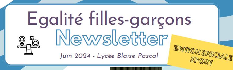 Egalité Fille Garçons – Newletter juin 2024