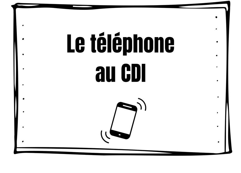 Téléphone au CDI – les règles